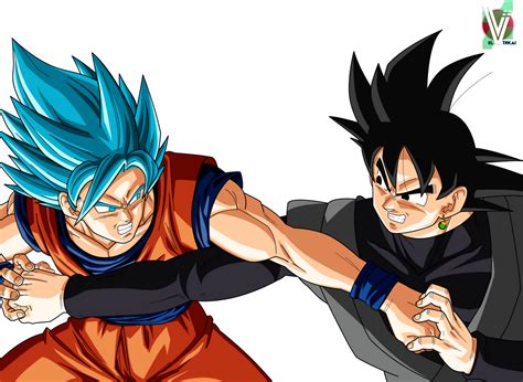 black goku vs goku